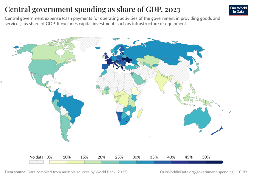 A thumbnail of the "Central government spending as share of GDP" chart